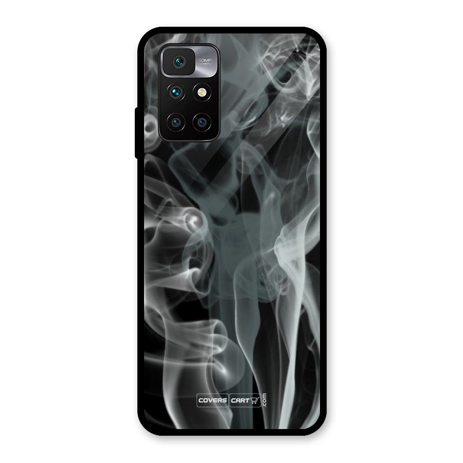 Dense Smoke Glass Back Case for Redmi 10 Prime