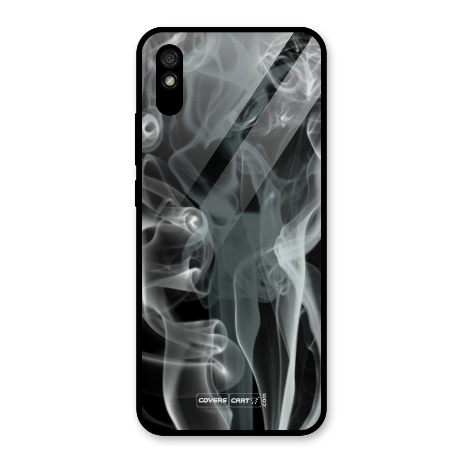 Dense Smoke Glass Back Case for Redmi 9i
