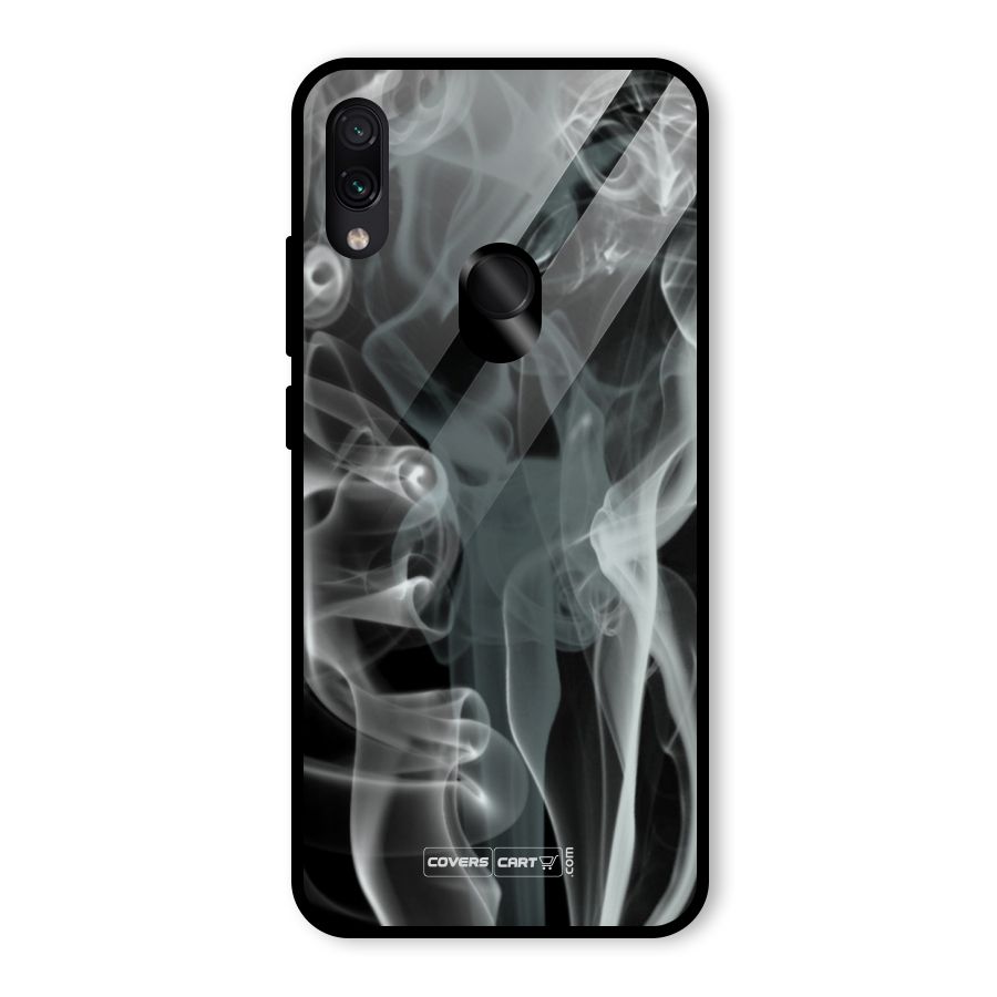 Dense Smoke Glass Back Case for Redmi Note 7 Pro