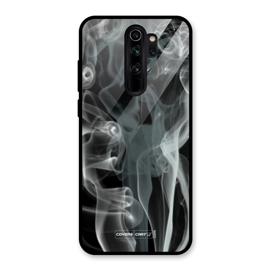 Dense Smoke Glass Back Case for Redmi Note 8 Pro