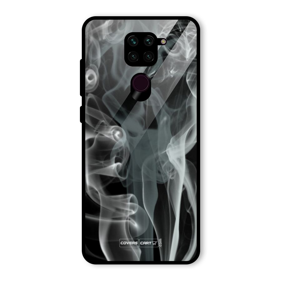 Dense Smoke Glass Back Case for Redmi Note 9