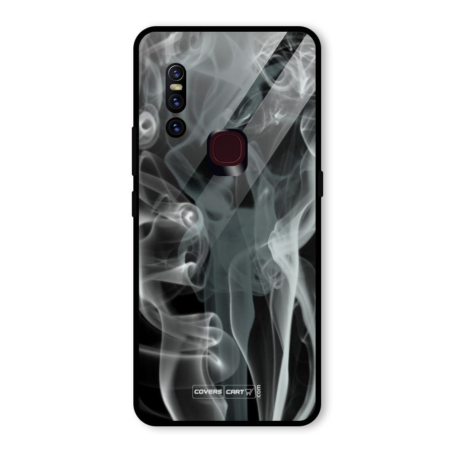 Dense Smoke Glass Back Case for Vivo V15