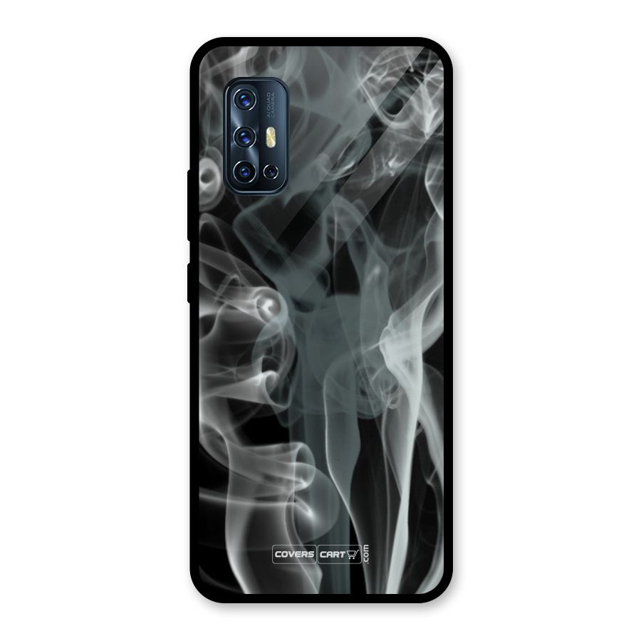 Dense Smoke Glass Back Case for Vivo V17
