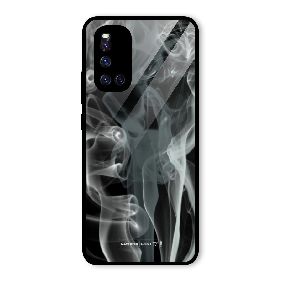 Dense Smoke Glass Back Case for Vivo V19