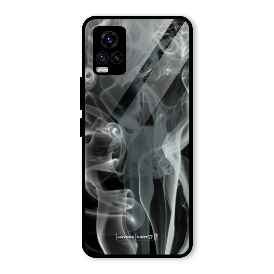 Dense Smoke Glass Back Case for Vivo V20