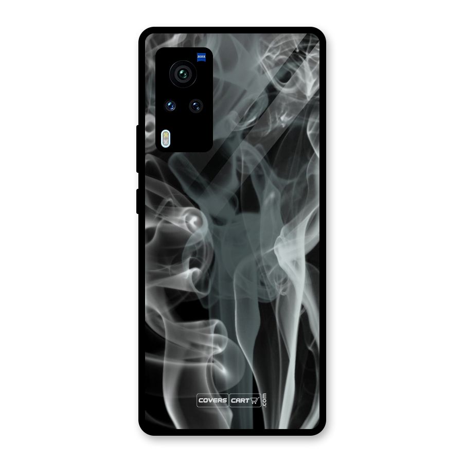 Dense Smoke Glass Back Case for Vivo X60 Pro
