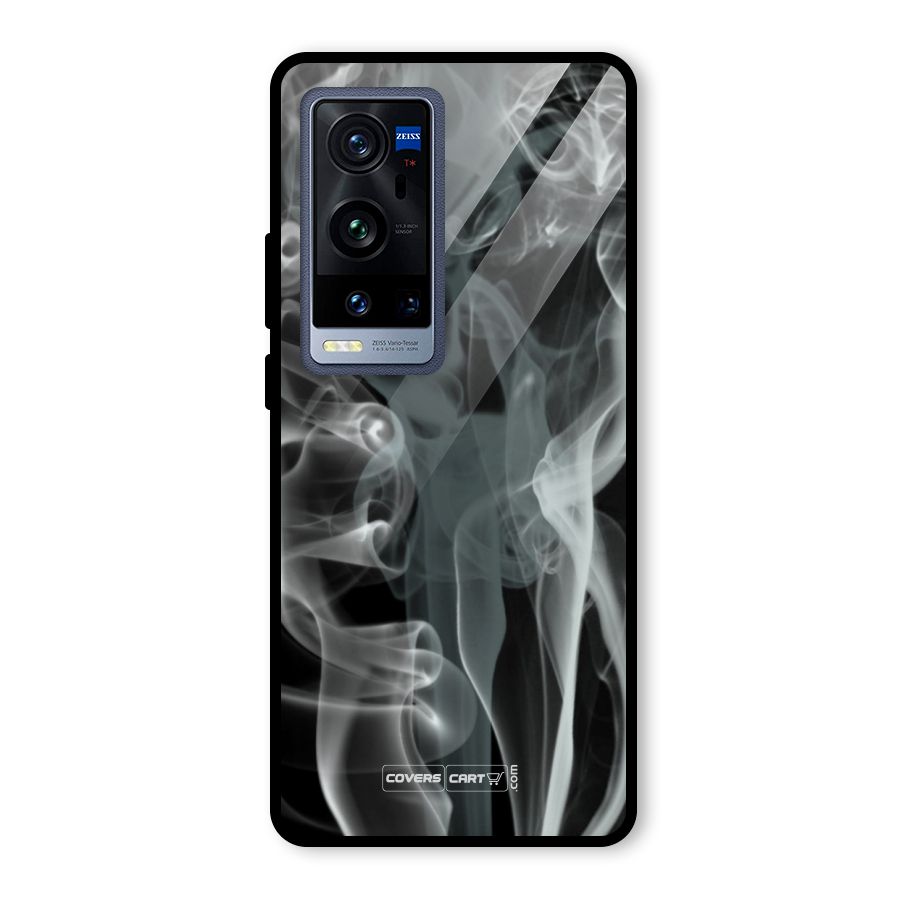 Dense Smoke Glass Back Case for Vivo X60 Pro Plus