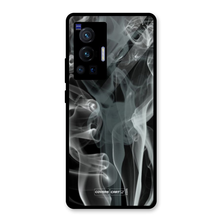 Dense Smoke Glass Back Case for Vivo X70 Pro