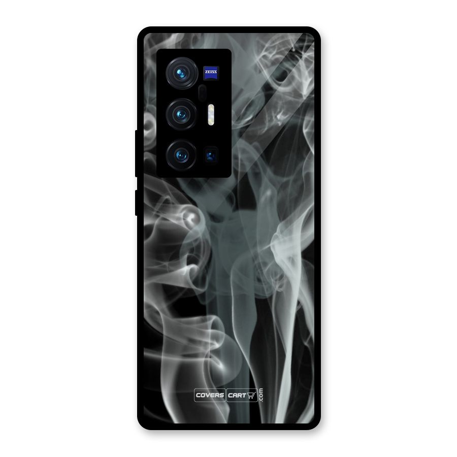 Dense Smoke Glass Back Case for Vivo X70 Pro Plus