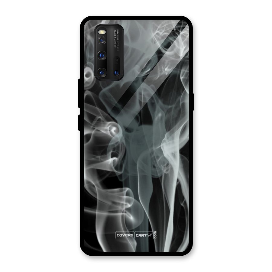 Dense Smoke Glass Back Case for Vivo iQOO 3