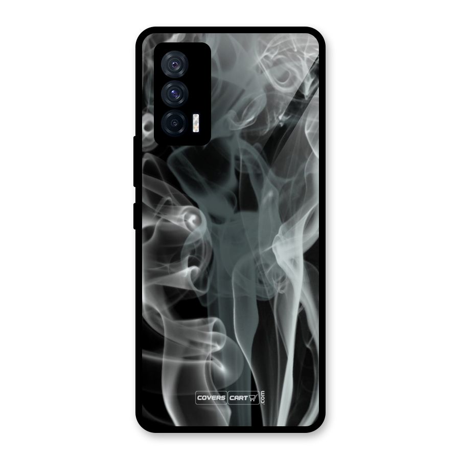 Dense Smoke Glass Back Case for Vivo iQOO 7 5G