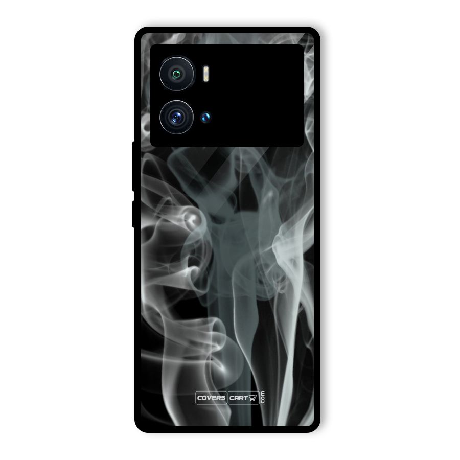 Dense Smoke Glass Back Case for Vivo iQOO 9 Pro