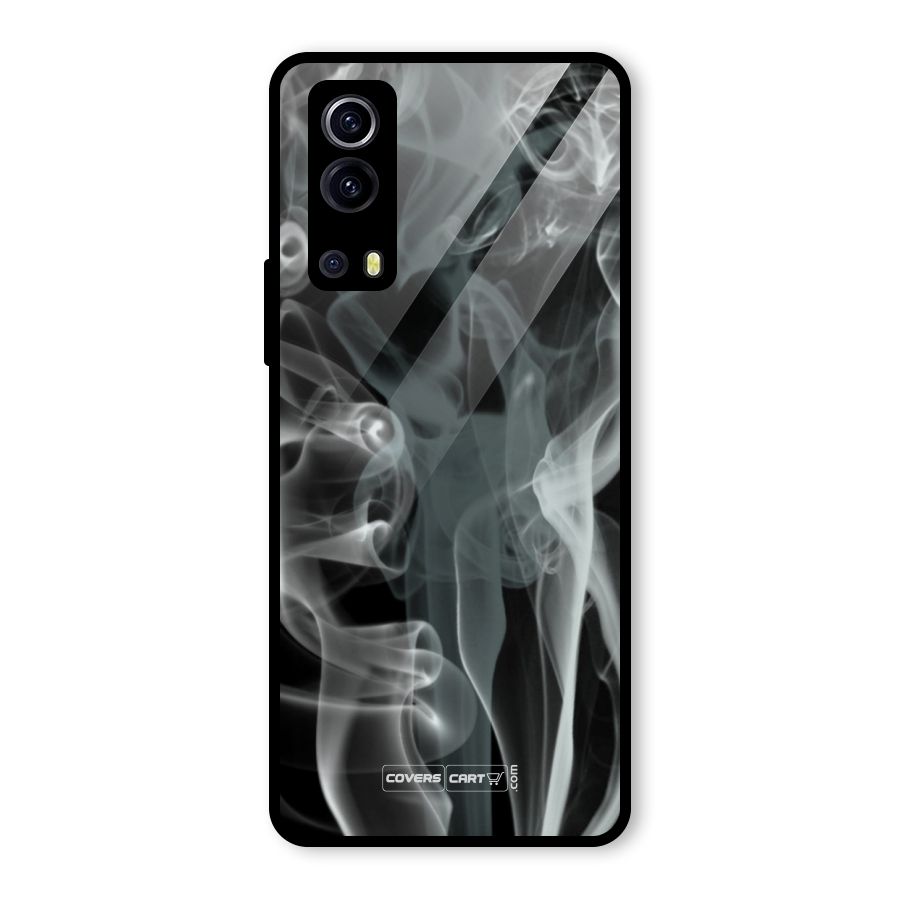 Dense Smoke Glass Back Case for Vivo iQOO Z3