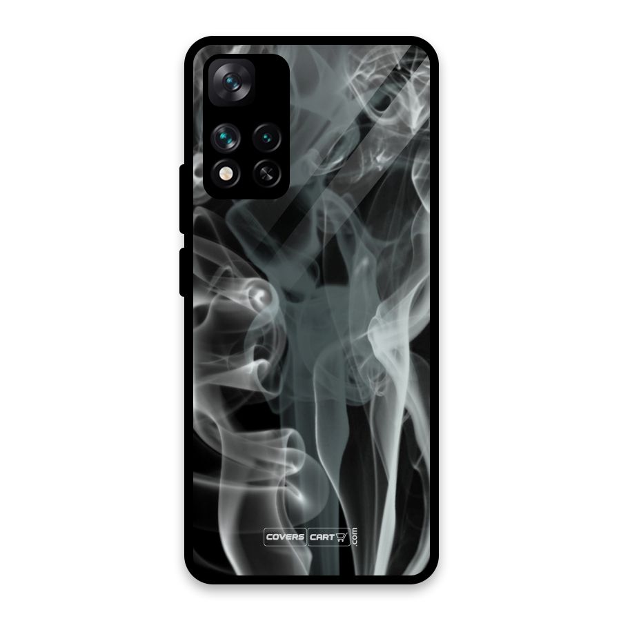Dense Smoke Glass Back Case for Xiaomi 11i HyperCharge 5G
