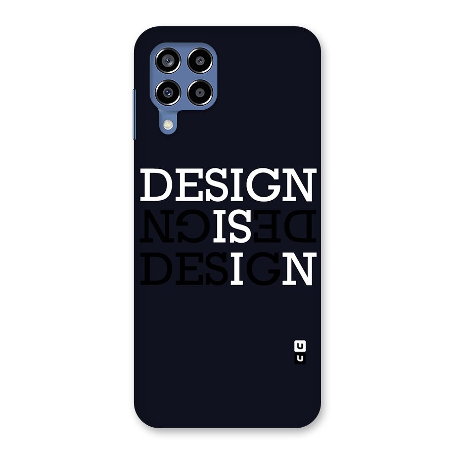 Design is In Typography Back Case for Galaxy M53 5G