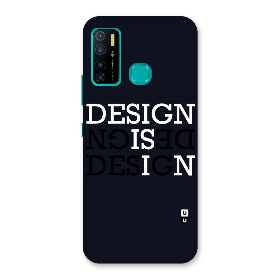 Design is In Typography Back Case for Infinix Hot 9 Pro