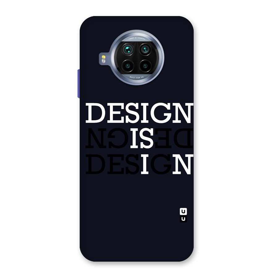 Design is In Typography Back Case for Mi 10i