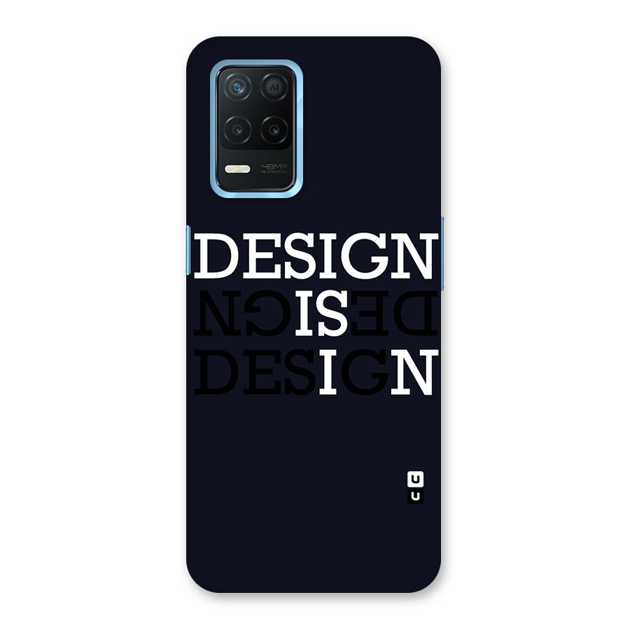 Design is In Typography Back Case for Realme 8s 5G