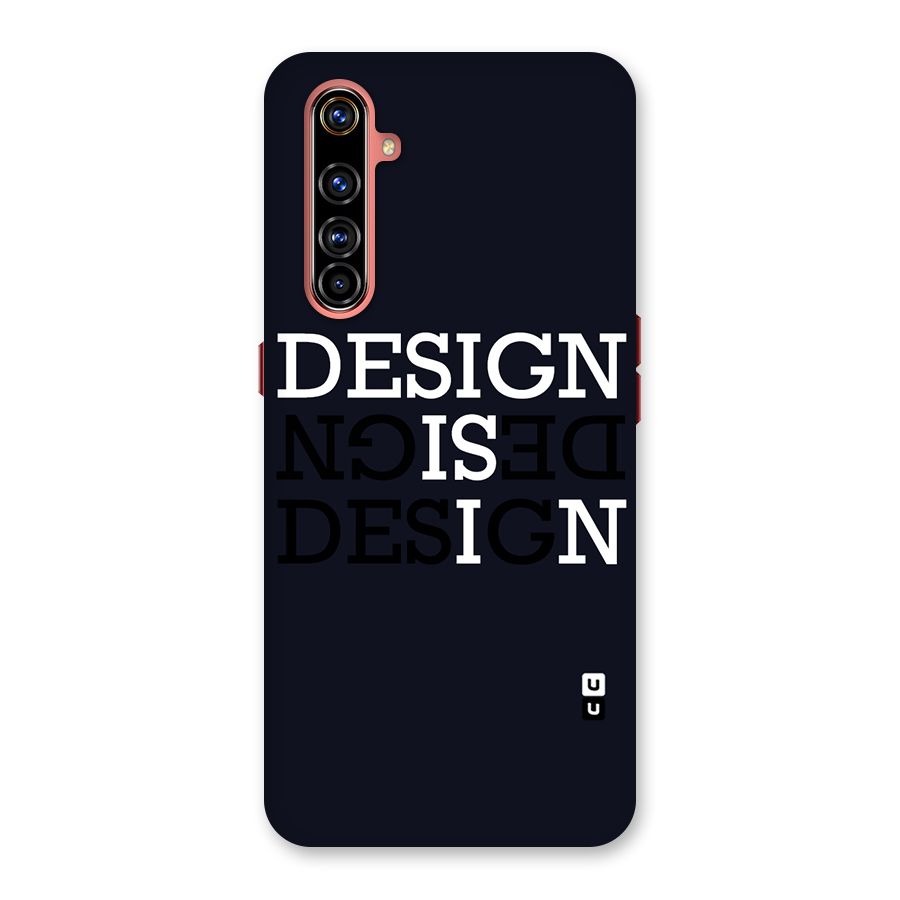Design is In Typography Back Case for Realme X50 Pro