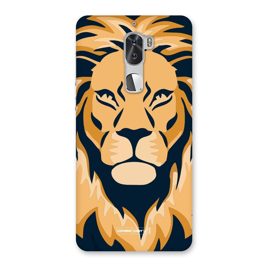 Designer Lion Back Case for Coolpad Cool 1