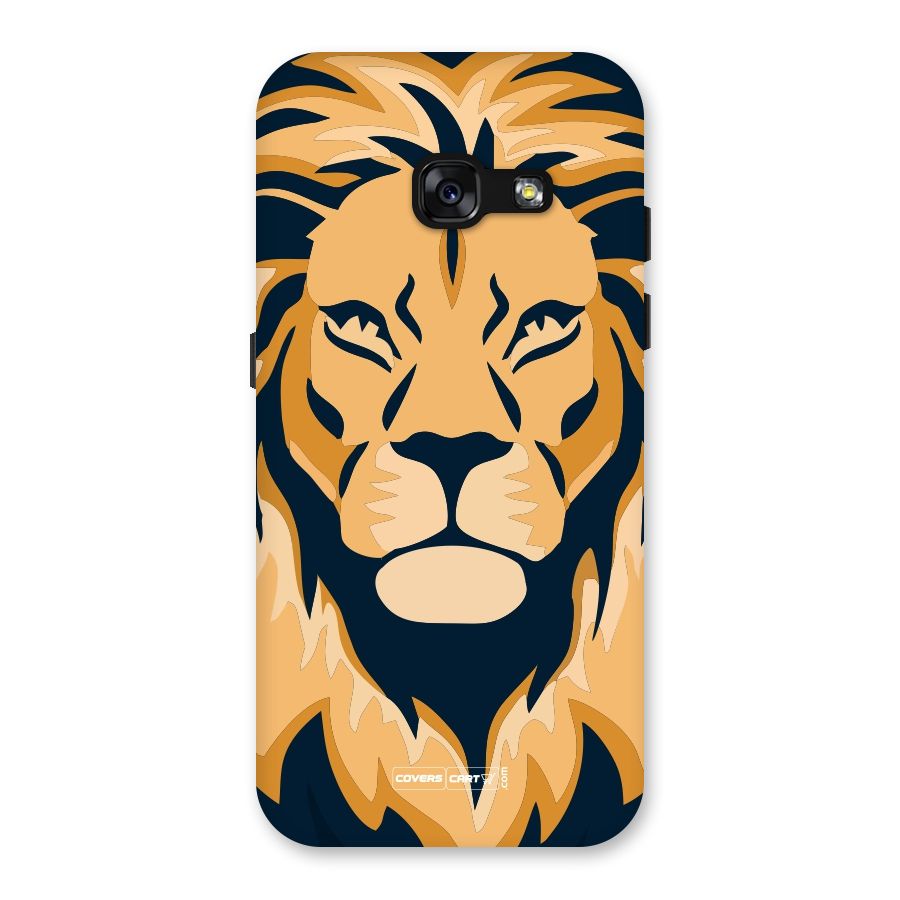 Designer Lion Back Case for Galaxy A3 (2017)