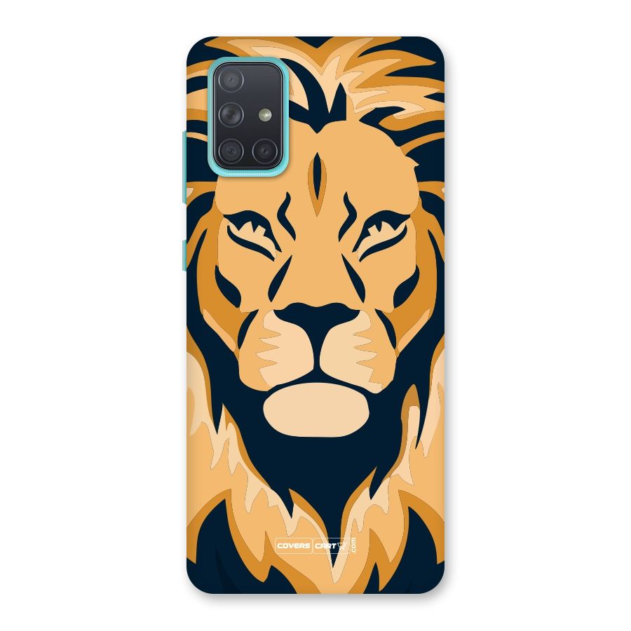 Designer Lion Back Case for Galaxy A71