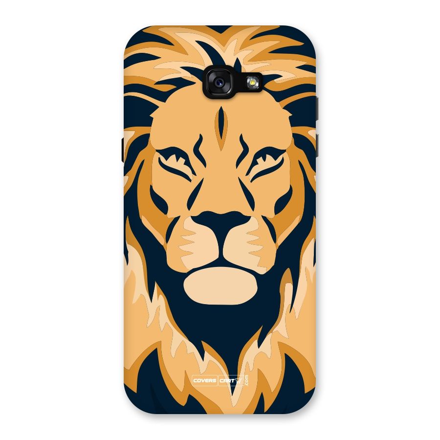 Designer Lion Back Case for Galaxy A7 (2017)