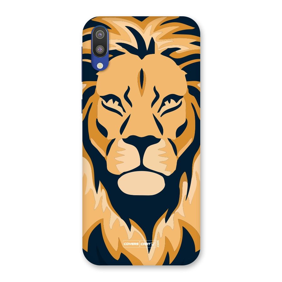 Designer Lion Back Case for Galaxy M10