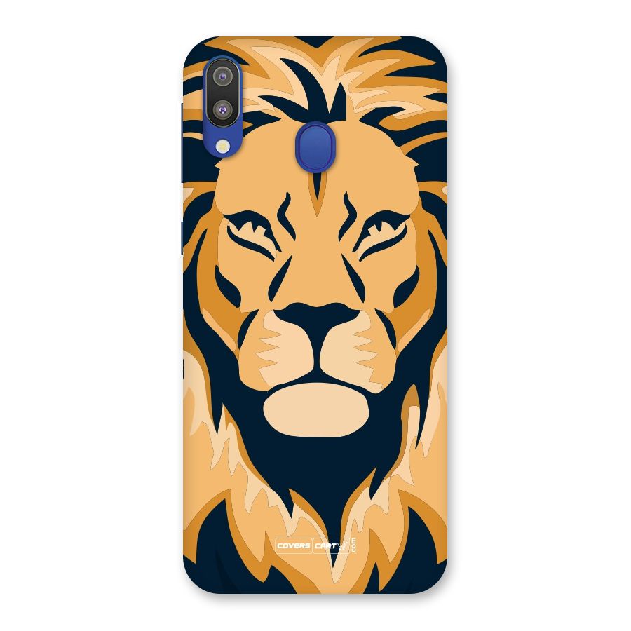 Designer Lion Back Case for Galaxy M20