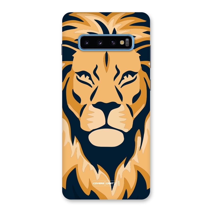 Designer Lion Back Case for Galaxy S10 Plus