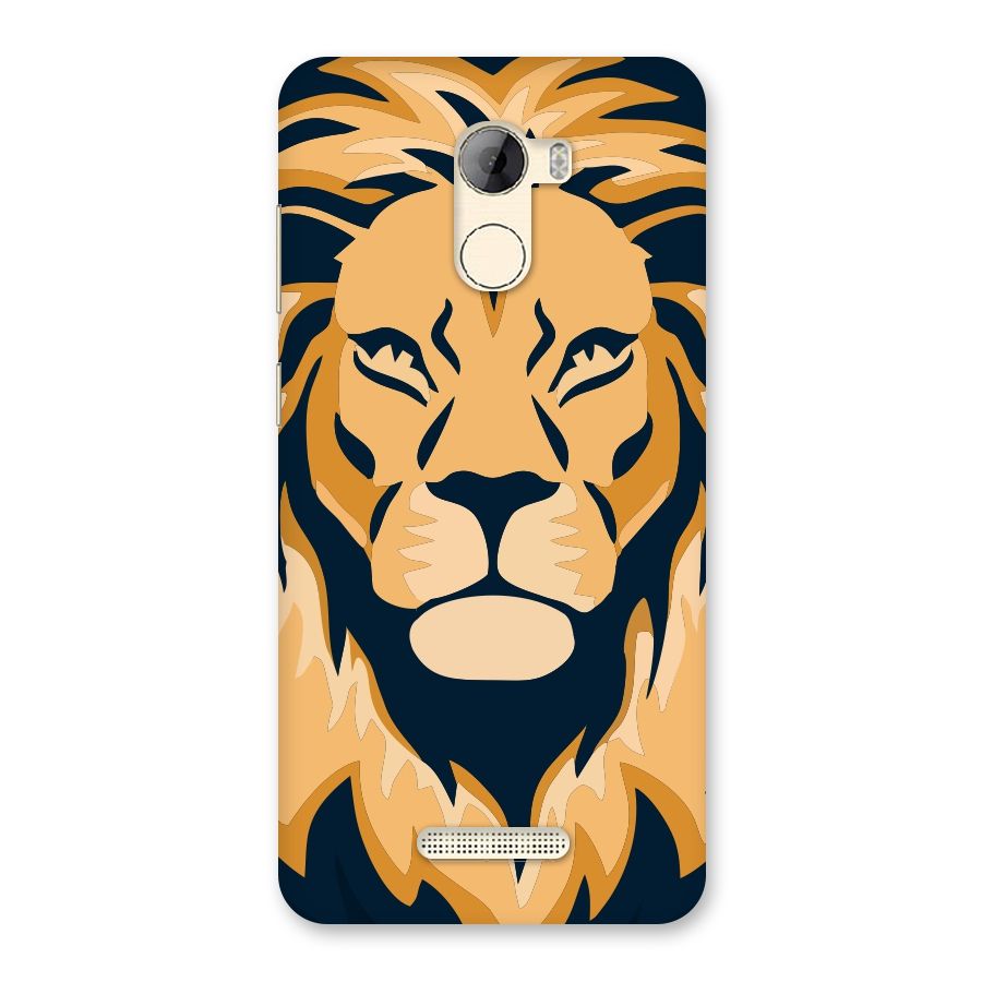 Designer Lion Back Case for Gionee A1 LIte