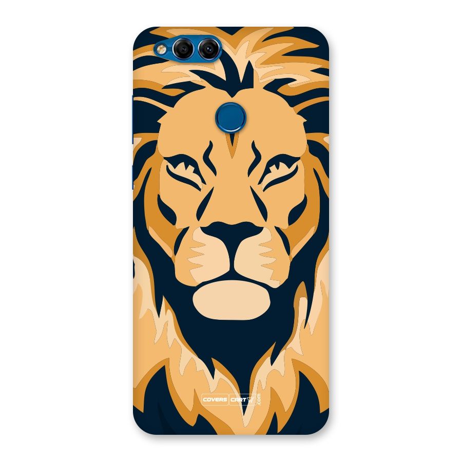 Designer Lion Back Case for Honor 7X