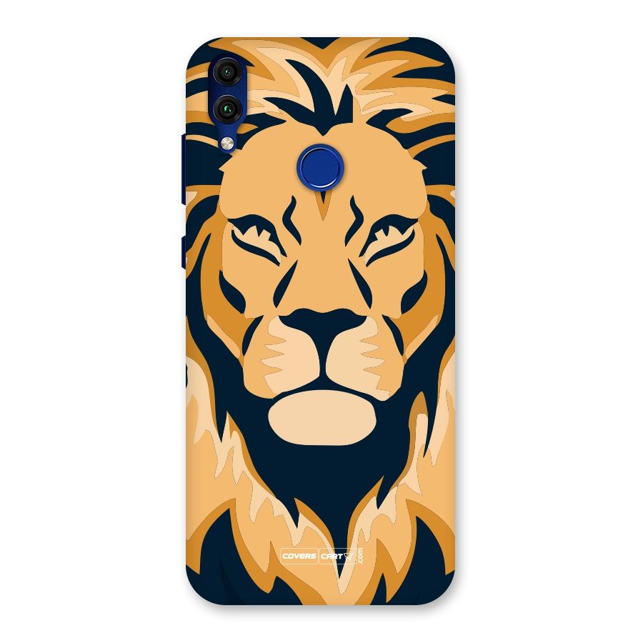 Designer Lion Back Case for Honor 8C