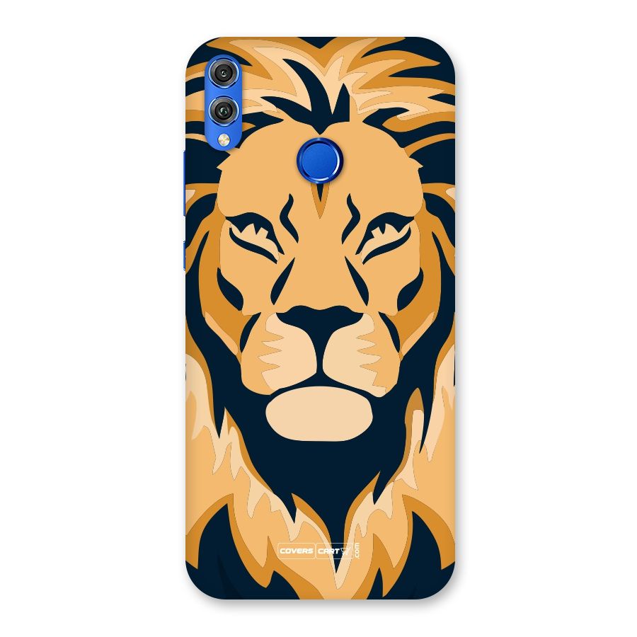 Designer Lion Back Case for Honor 8X