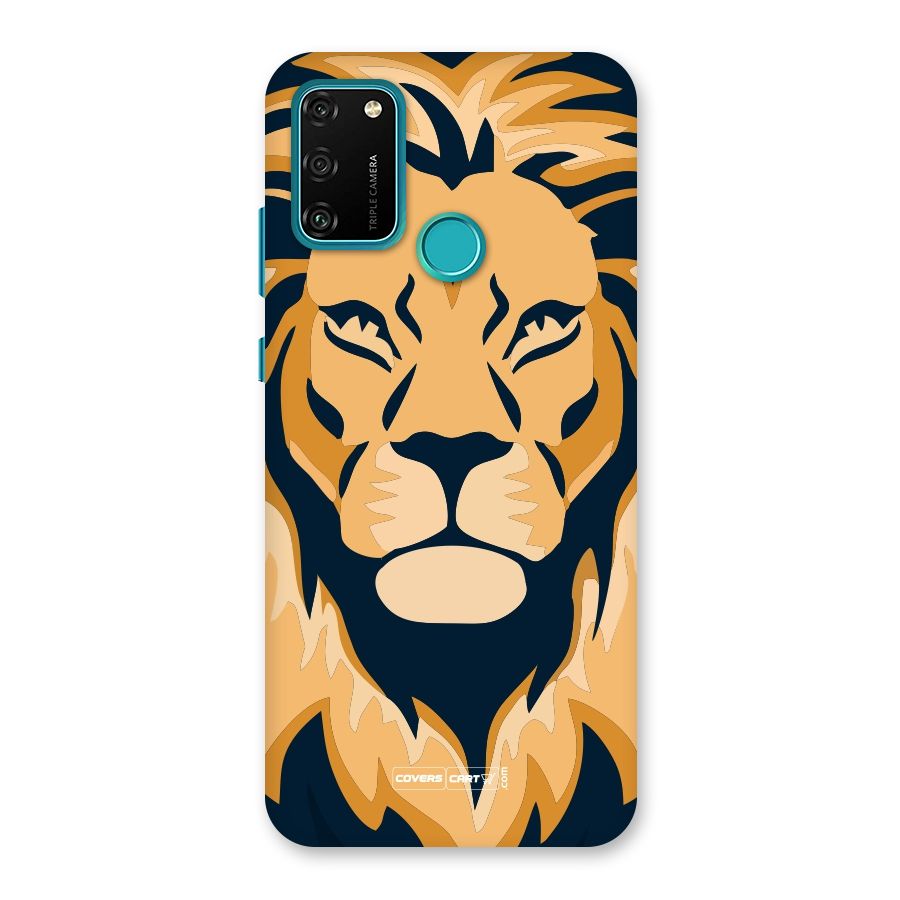 Designer Lion Back Case for Honor 9A