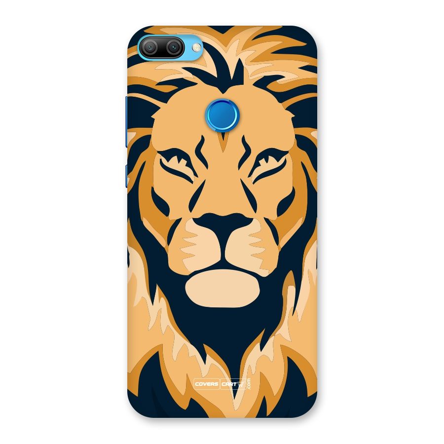 Designer Lion Back Case for Honor 9N