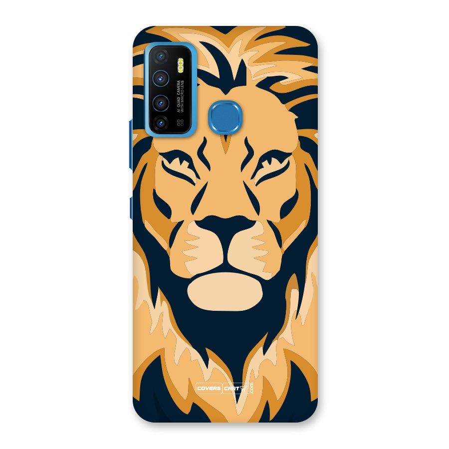 Designer Lion Back Case for Infinix Hot 9
