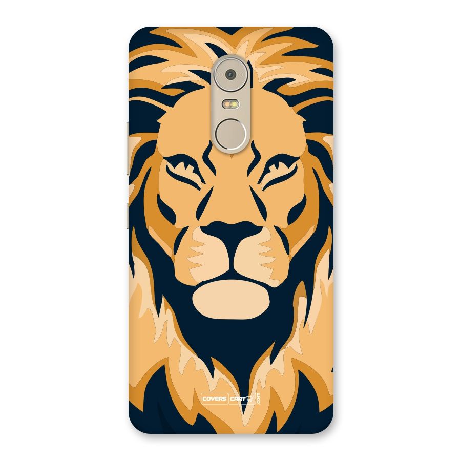Designer Lion Back Case for Lenovo K6 Note
