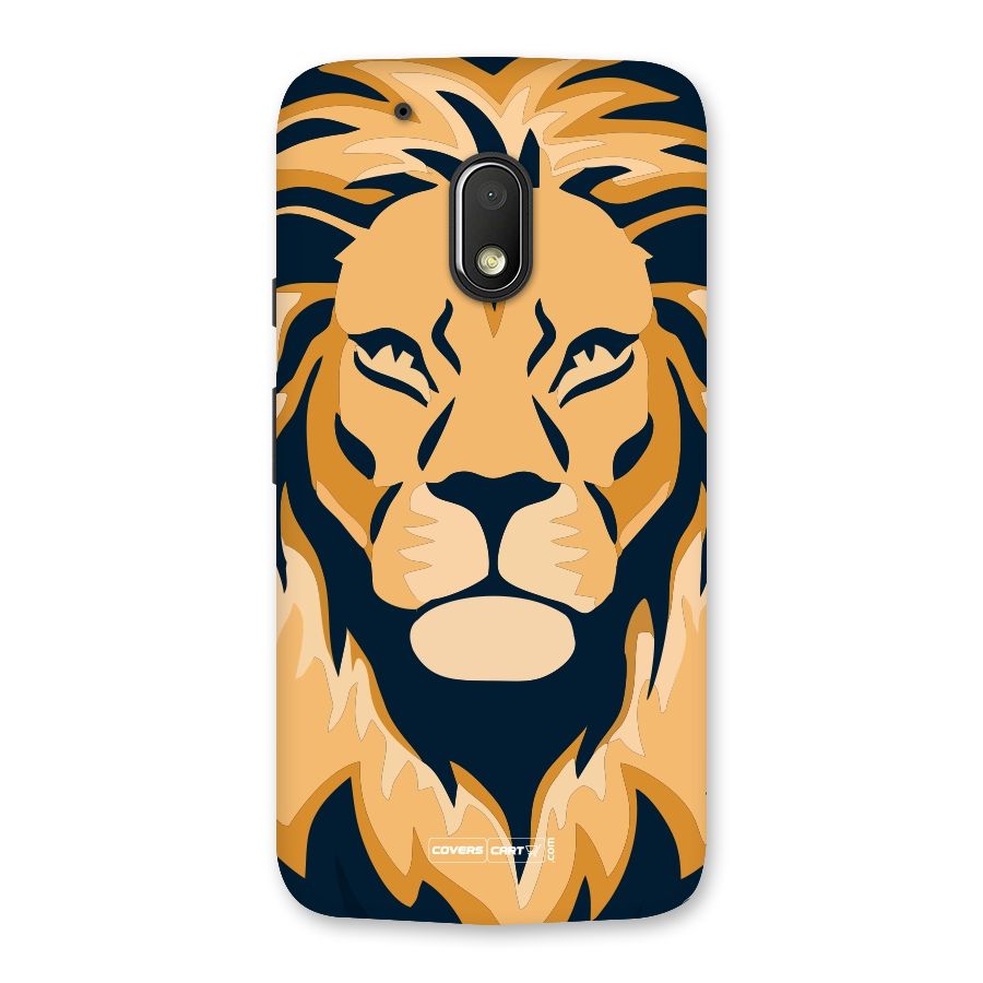 Designer Lion Back Case for Moto G4 Play