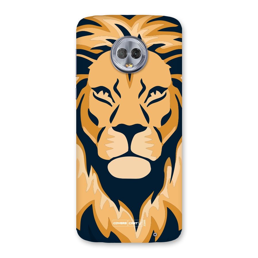 Designer Lion Back Case for Moto G6 Plus