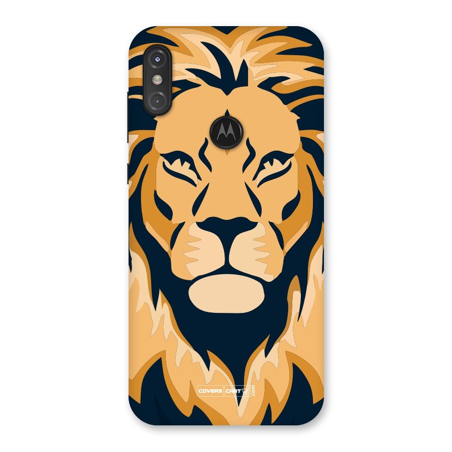 Designer Lion Back Case for Motorola One Power