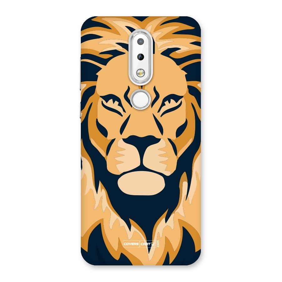 Designer Lion Back Case for Nokia 6.1 Plus