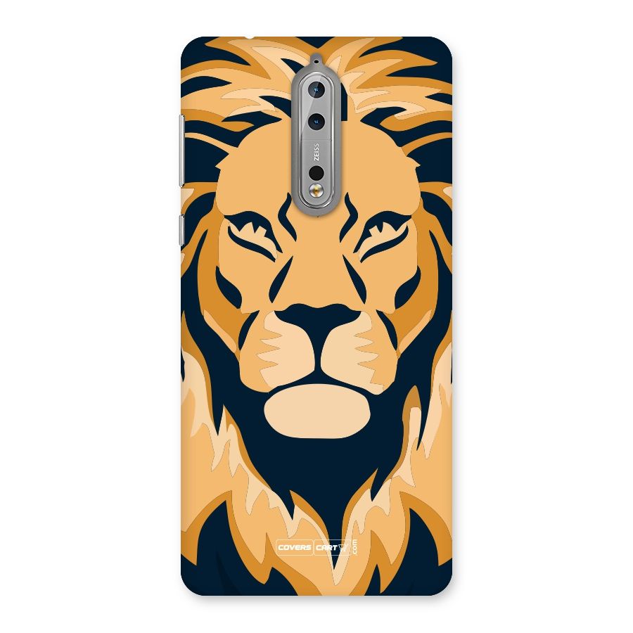 Designer Lion Back Case for Nokia 8