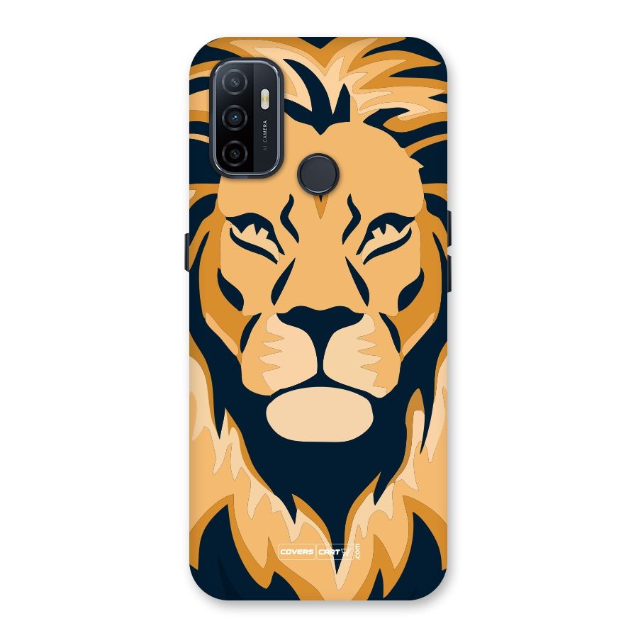 Designer Lion Back Case for Oppo A32
