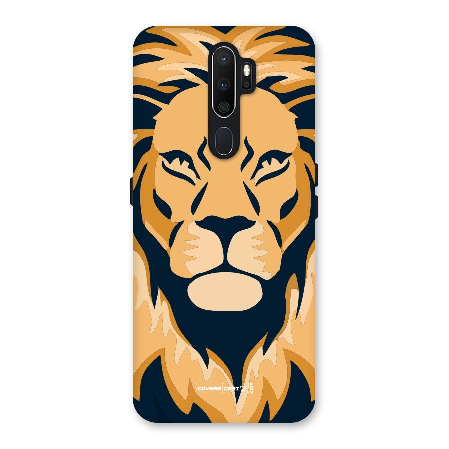 Designer Lion Back Case for Oppo A5 (2020)