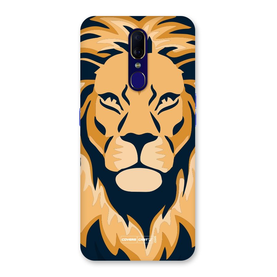 Designer Lion Back Case for Oppo F11