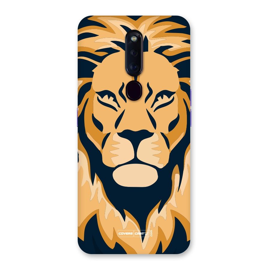 Designer Lion Back Case for Oppo F11 Pro