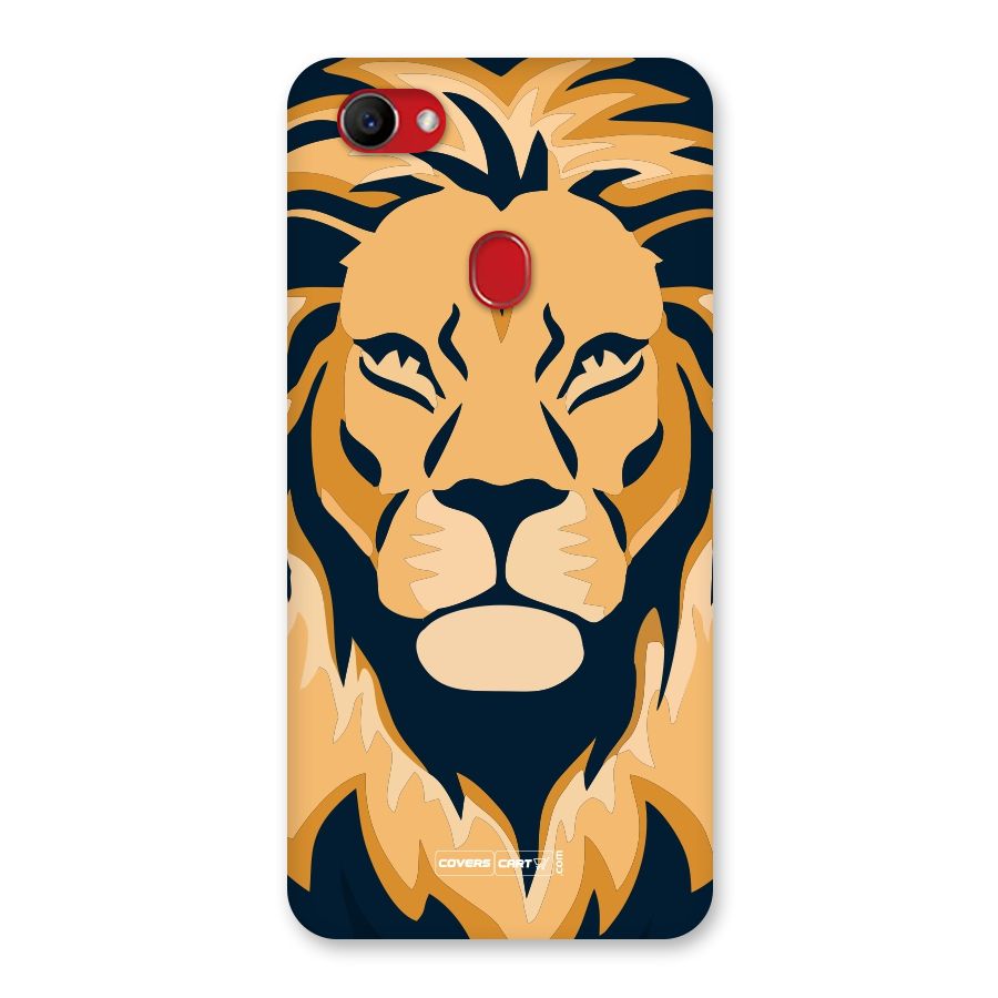 Designer Lion Back Case for Oppo F7