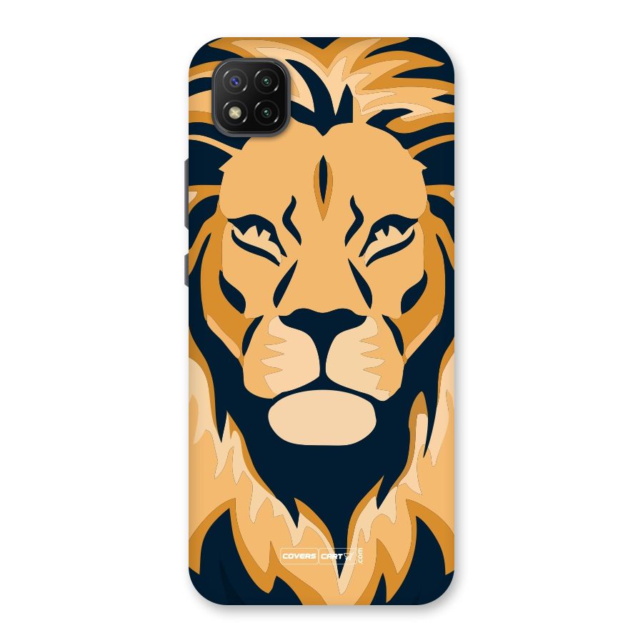 Designer Lion Back Case for Poco C3