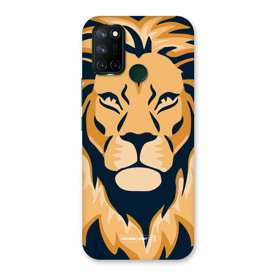 Designer Lion Back Case for Realme 7i